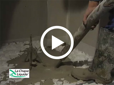 Liquid screed implementation video