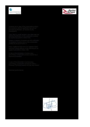 Declaration of Performance UKCA 2024