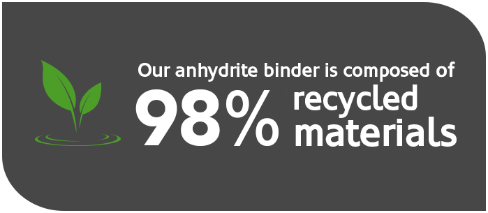 98% de matériaux recyclés